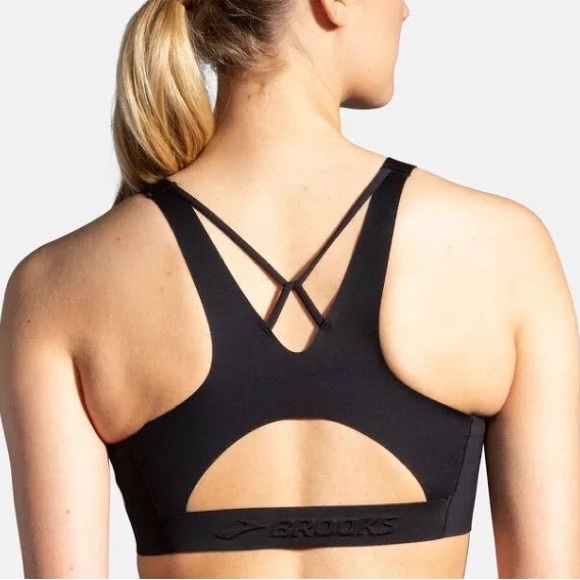 Brooks Black Sports Bra - Picture 3 of 16